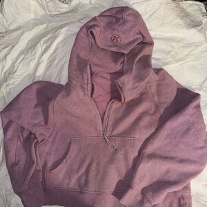 lululemon athletica Women's Mauve Half-Zip Hoodie